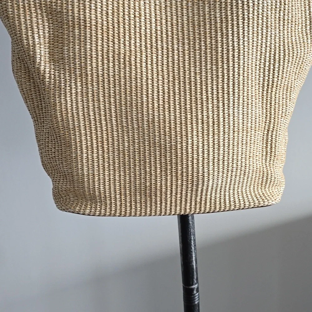 Madewell The Leather-Trimmed Straw Tote In Rustic Twig Multi - Picture 7 of 15
